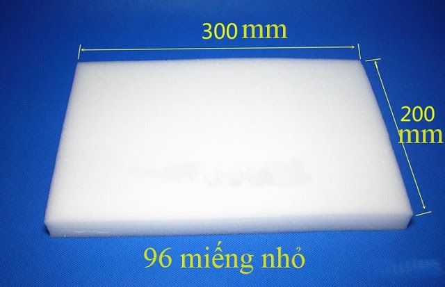 Mút xốp Thủy canh - Miếng bọt biển 96 viên