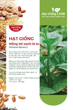 Hạt giống Rau mồng tơi xanh