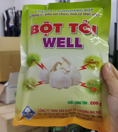 Bột tỏi chất bám dính 200gr