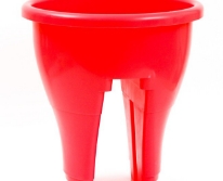 Chậu nhựa gác lan can TS 29x30cm