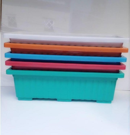Chậu nhựa trồng hoa ban công 63x22x19