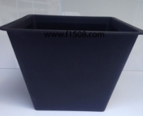 Chậu nhựa vuông lớn đen 35x35x26H