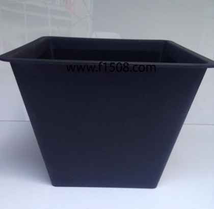 Chậu nhựa vuông lớn đen 35x35x26H