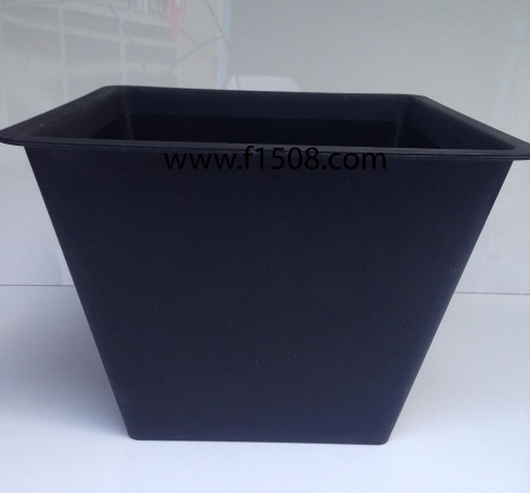 Chậu nhựa vuông lớn đen 35x35x26H