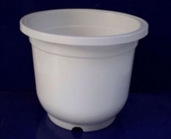 Chậu nhựa tròn trắng 35x23H