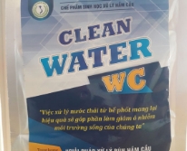 Chế phẩm sinh học xử lý hầm cầu Clean Water WC - Gói 100gr