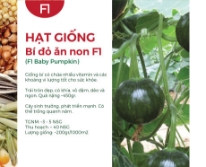 Hạt giống Bí đỏ ăn non F1