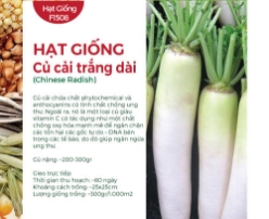 Hạt giống Củ cải trắng dài 