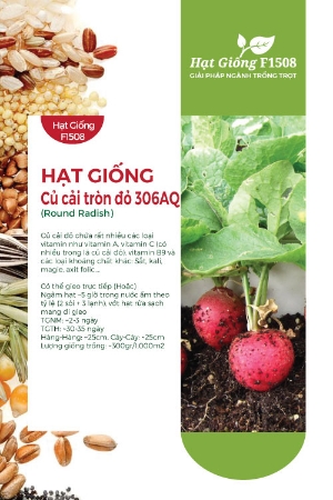 Hạt giống Củ cải tròn đỏ 306AQ