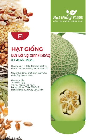 Hạt giống Dưa lưới ruột xanh F1 515AQ
