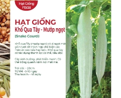 Hạt giống Khổ qua Tây - Mướp ngọt