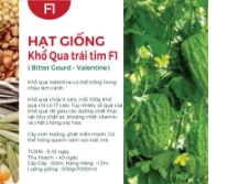Hạt giống Khổ qua trái tim F1 Valentine