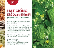 Hạt giống Khổ qua trái tim F1 Valentine