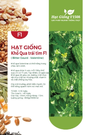 Hạt giống Khổ qua trái tim F1 Valentine