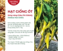 Hạt giống Ớt sừng vàng Châu Phi 508AQ
