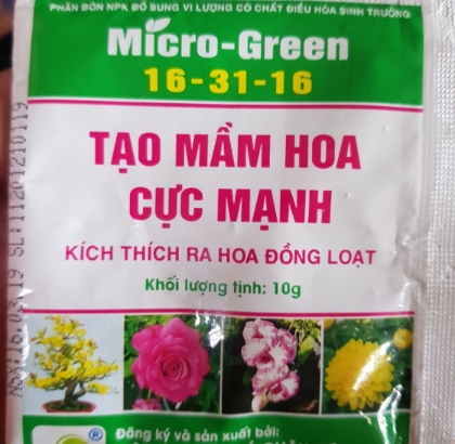 Kích thích ra Hoa đồng loạt Micro Green NPK 16-31-16
