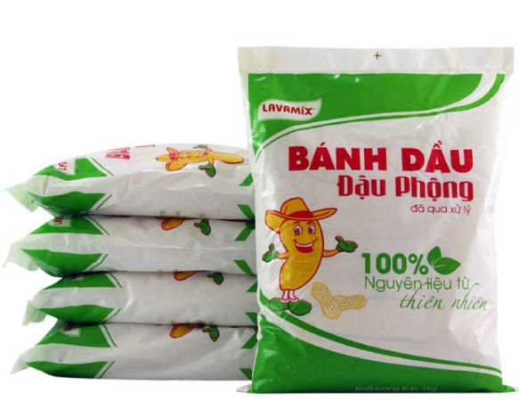 Phân bánh dầu Đậu phộng bột - Gói 1Kg