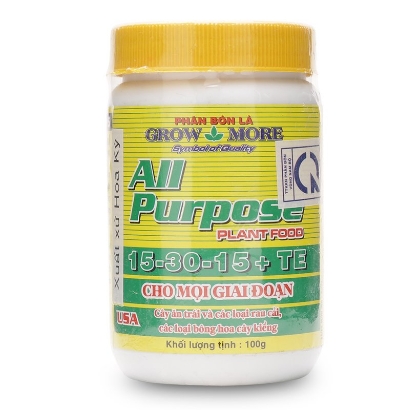 Phân bón lá Growmore NPK 15-30-15+TE