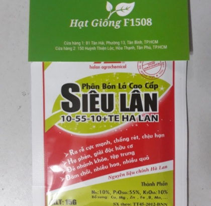 Phân bón lá siêu Lân 10-55-10+TE