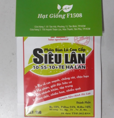 Phân bón lá siêu Lân 10-55-10+TE