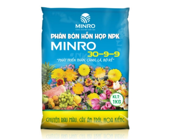Phân bón NPK 30-9-9 - Phát triển cành lá rễ