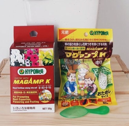 Phân bón Hyponex MagaMp K tan chậm NPKMg 6-40-6-15 - Gói 50gr