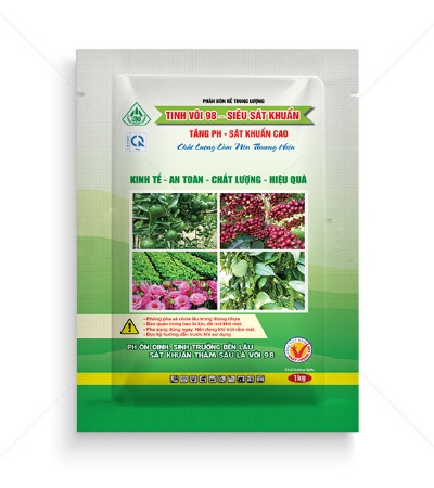 Tinh vôi 98 - Vôi Nông Nghiệp - Gói 1Kg