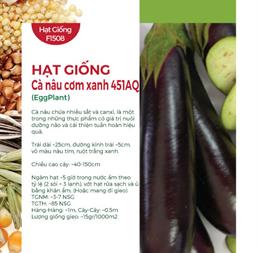 Hạt giống Cà nâu cơm xanh 0.5gr