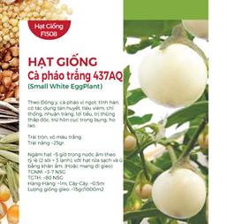 Hạt giống Cà pháo trắng - Gói 5Gr