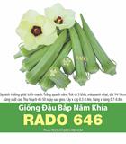 Hạt giống Đậu bắp Năm khía Rado 646 - 20gr