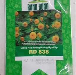 Hạt giống Hoa hướng dương Nga kép - cánh mịn lùn 838