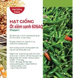 Hạt giống Ớt xiêm xanh Rado 531 - Gói 0.2gr