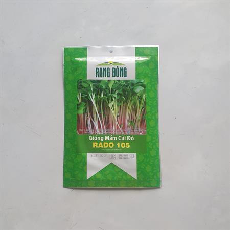 Hạt giống Rau mầm củ cải đỏ Rado 105 30g