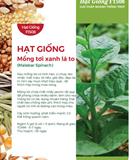 Hạt giống Rau mồng tơi xanh 20gr