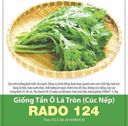 Hạt giống Tần ô lá tròn Rado 124 - Cúc nếp - Gói 500Gr