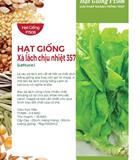 Hạt giống Xà lách chịu nhiệt 357 - Gói 10gr