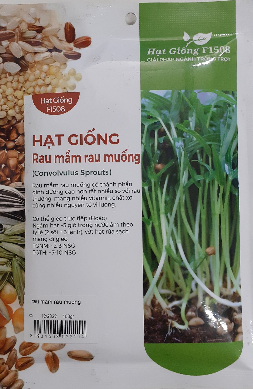Mua Hạt giống Rau mầm rau muống 50Gr ở đâu? 11.000đ Mua Hạt Giống F1