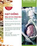 Hạt giống Bắp cải tím lai F1 0.5gr