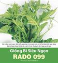Hạt giống Bí siêu ngọn Rado 099 - Gói 50gr