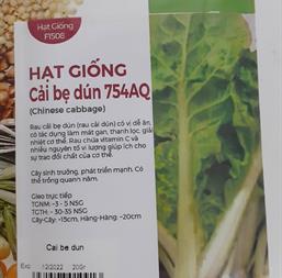 Hạt giống Cải bẹ dún 20gr