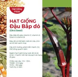 Hạt giống Đậu bắp đỏ Rado 309 - Gói 5gr