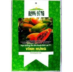 Hạt giống Đu đủ ruột đỏ Vĩnh Hưng - Gói 5 hạt