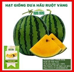 Hạt giống Dưa hấu ruột vàng - Gói 1gr