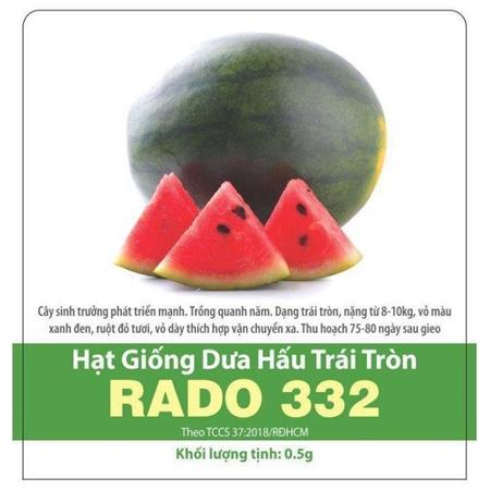 Hạt giống Dưa hấu trái tròn 10 hạt