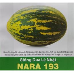 Hạt giống Dưa lê Nhật NARA 193 - Gói 0.5gr