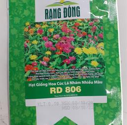 Hạt giống Cúc lá nhám cao nhiều màu GIANT ZINNIA 223 - Gói 0.1gr