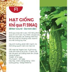Hạt giống Khổ qua trái dài Rado 316 - Da trơn trái dài - Gói 2gr