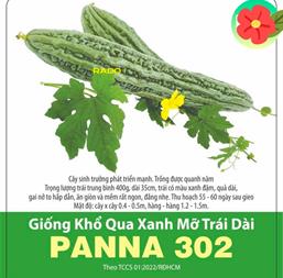 Hạt giống Khổ qua xanh mỡ trái dài PANNA 302 - Gói 5 hạt