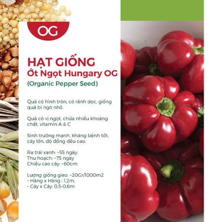 Hạt giống Ớt ngọt Hungary OG