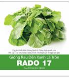 Hạt giống Rau dền xanh lá tròn - Gói 100Gr